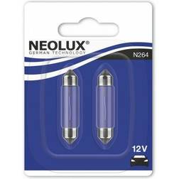 Neolux Standard Bulbs 12V 10W SV8.5-8 Festoon (264/265) [N264-02B]